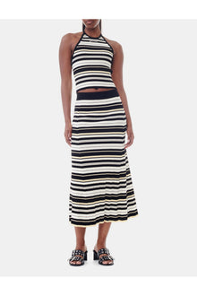 Future Rib Halterneck Top | Multicolour