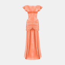 OW Collection GAIA Maxi Dress Dress 241 - Coral Orange