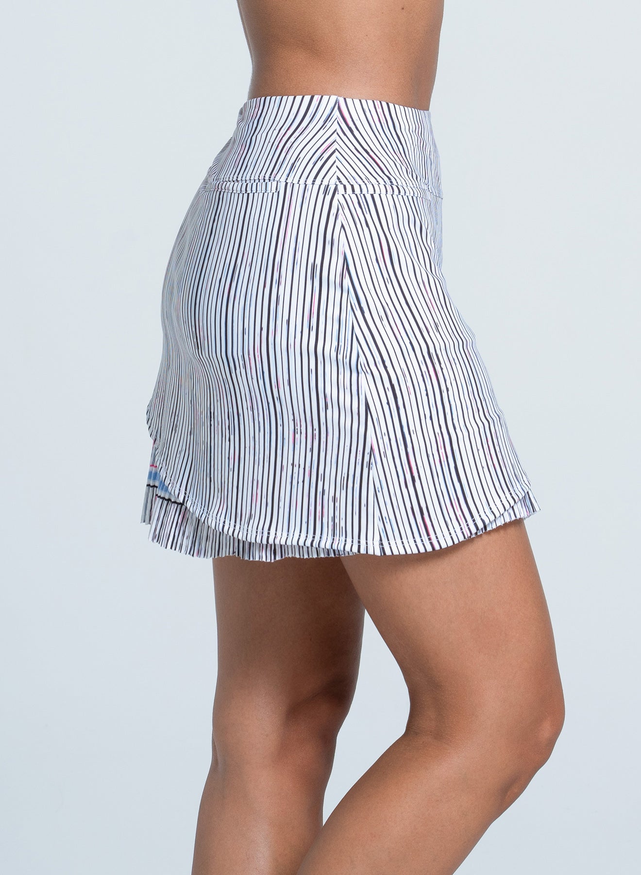 Peek A Blue Skort-15.5" | White