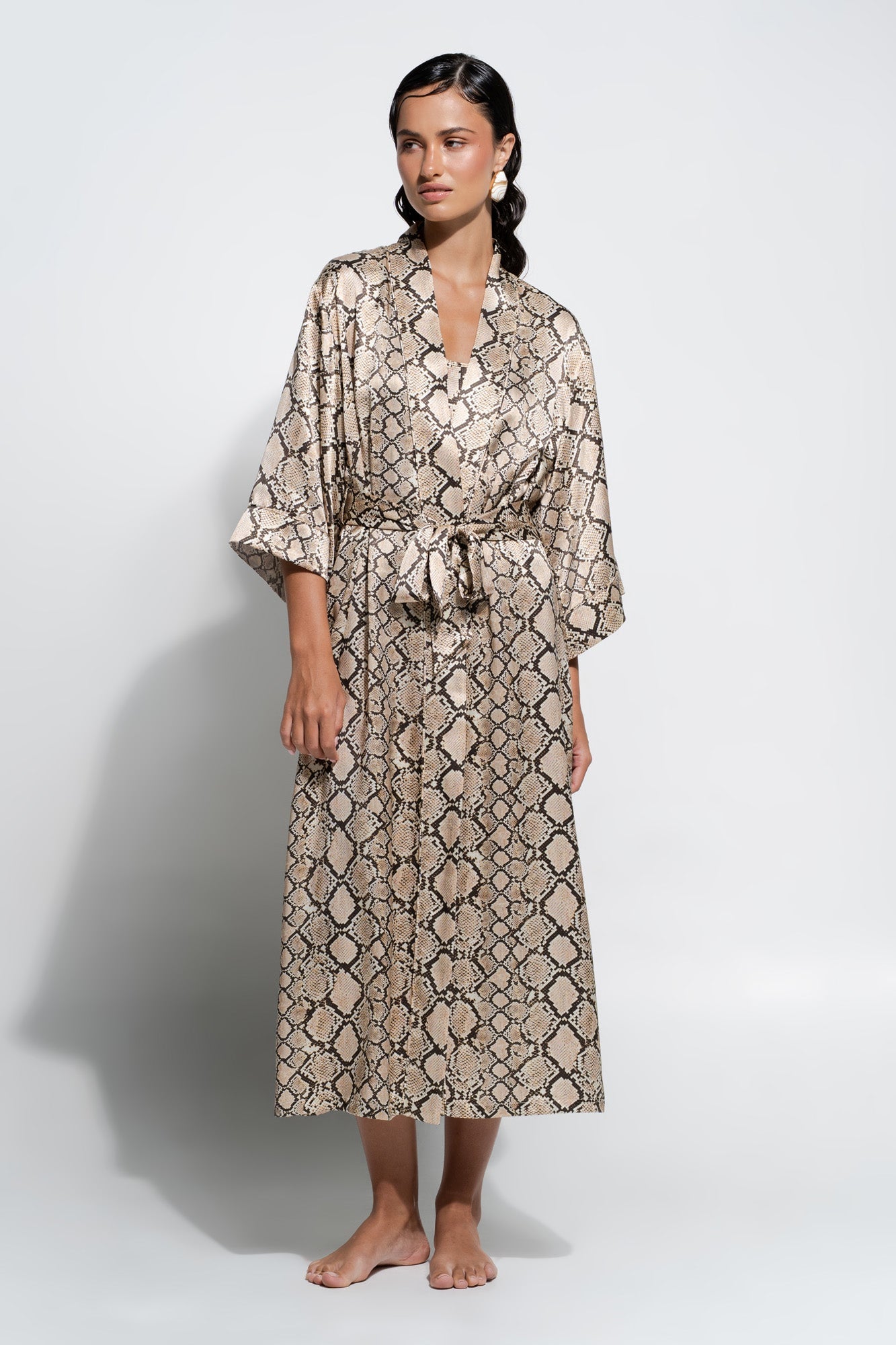 Silk Robe | Python Print