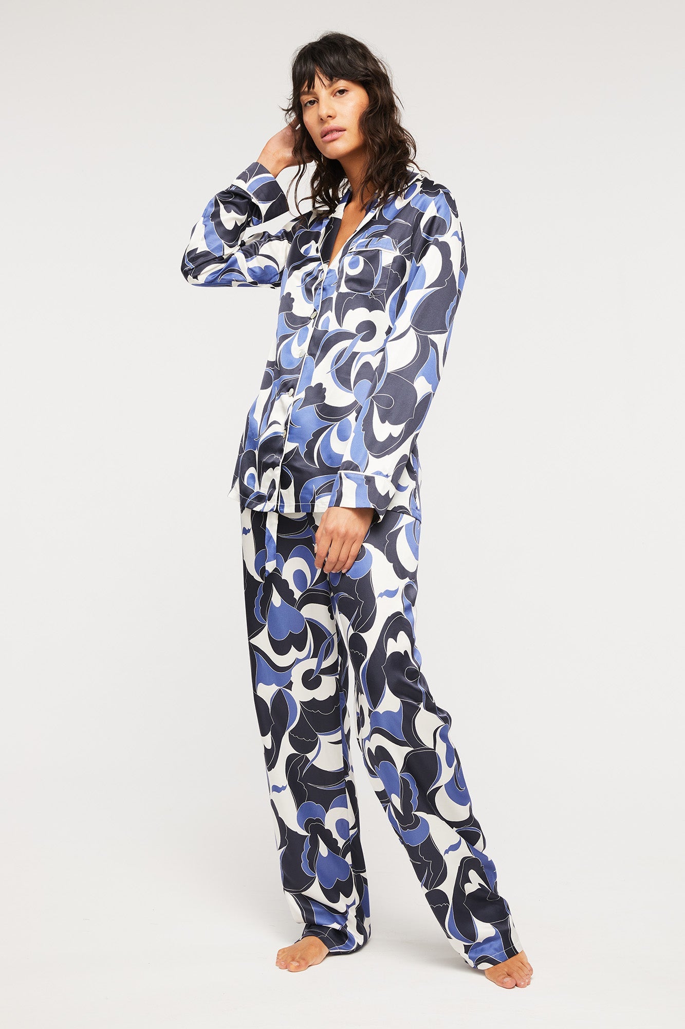 GINIA Fine Finishes Pyjama in Midnight Sky Print