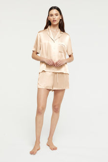 The Fine Finishes Short Pajama By GINIA In Mink