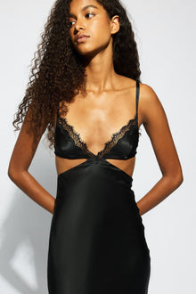 The Melody Slip By GINIA in Black