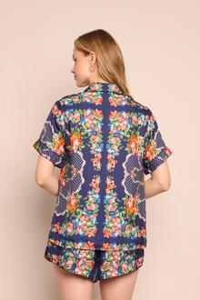 Portofino Top | Gemma Scarf Navy