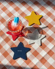 Merino Wool Star Coaster Multi 4 Pack | Americana