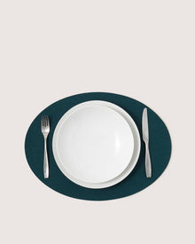Merino Wool Oval Placemat | Kombu