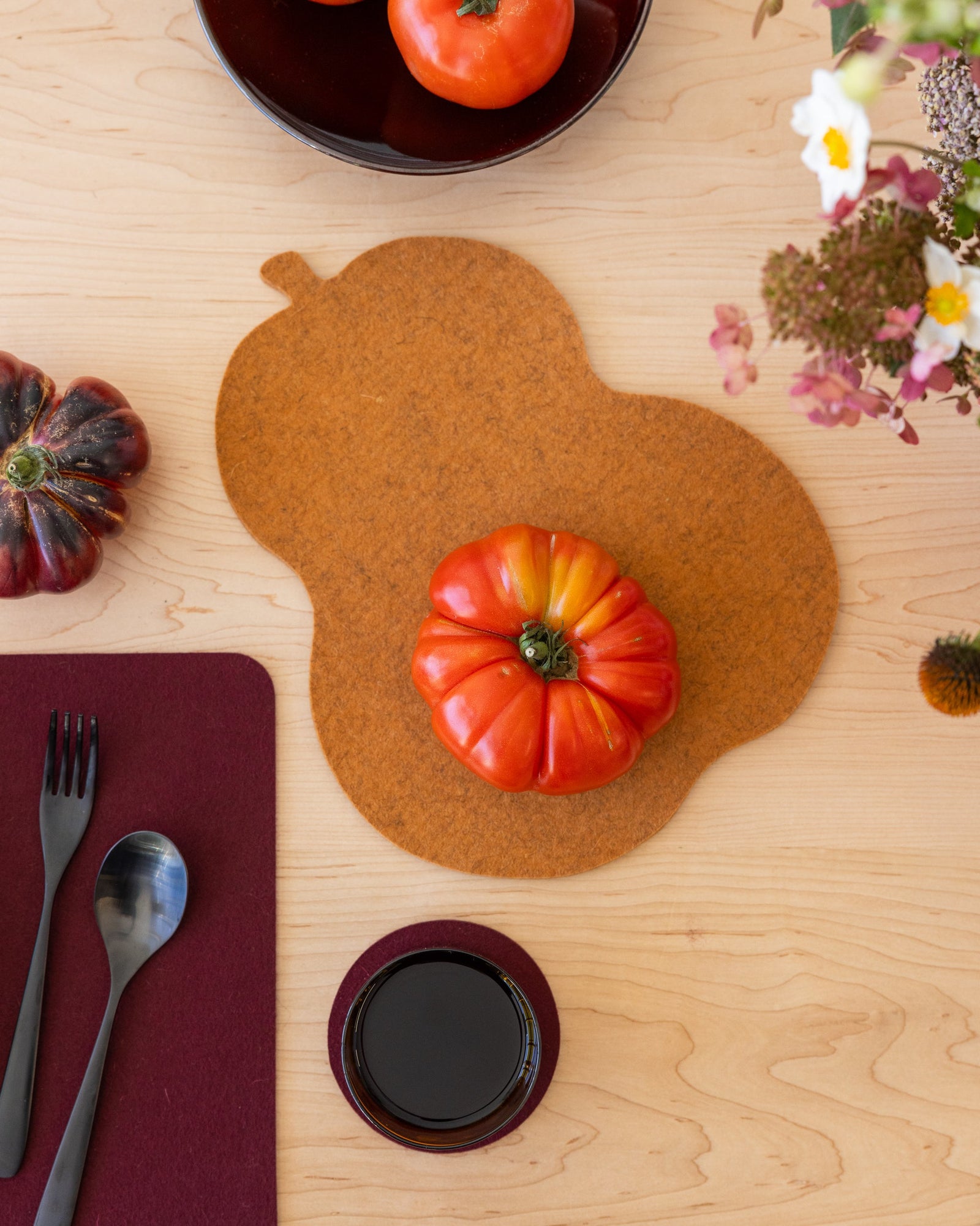 Merino Wool Squash Trivet | Miso
