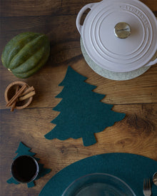 Merino Wool Tree Trivet | Kombu