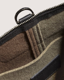 Bedford Merino Wool Midi Colorblock Backpack | Cumin / Clay