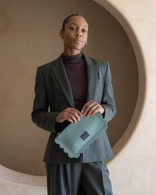 Deco Edge Merino Wool Pouch | Spruce