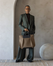 Frankie Merino Wool Tote | Cumin