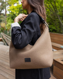 Hana Merino Wool Hobo Bag | Cumin
