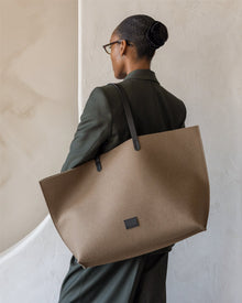 Hana Merino Wool Boat Bag | Cumin