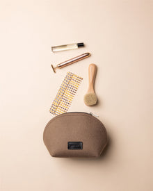 Pochi Merino Wool Medium Pouch | Cumin