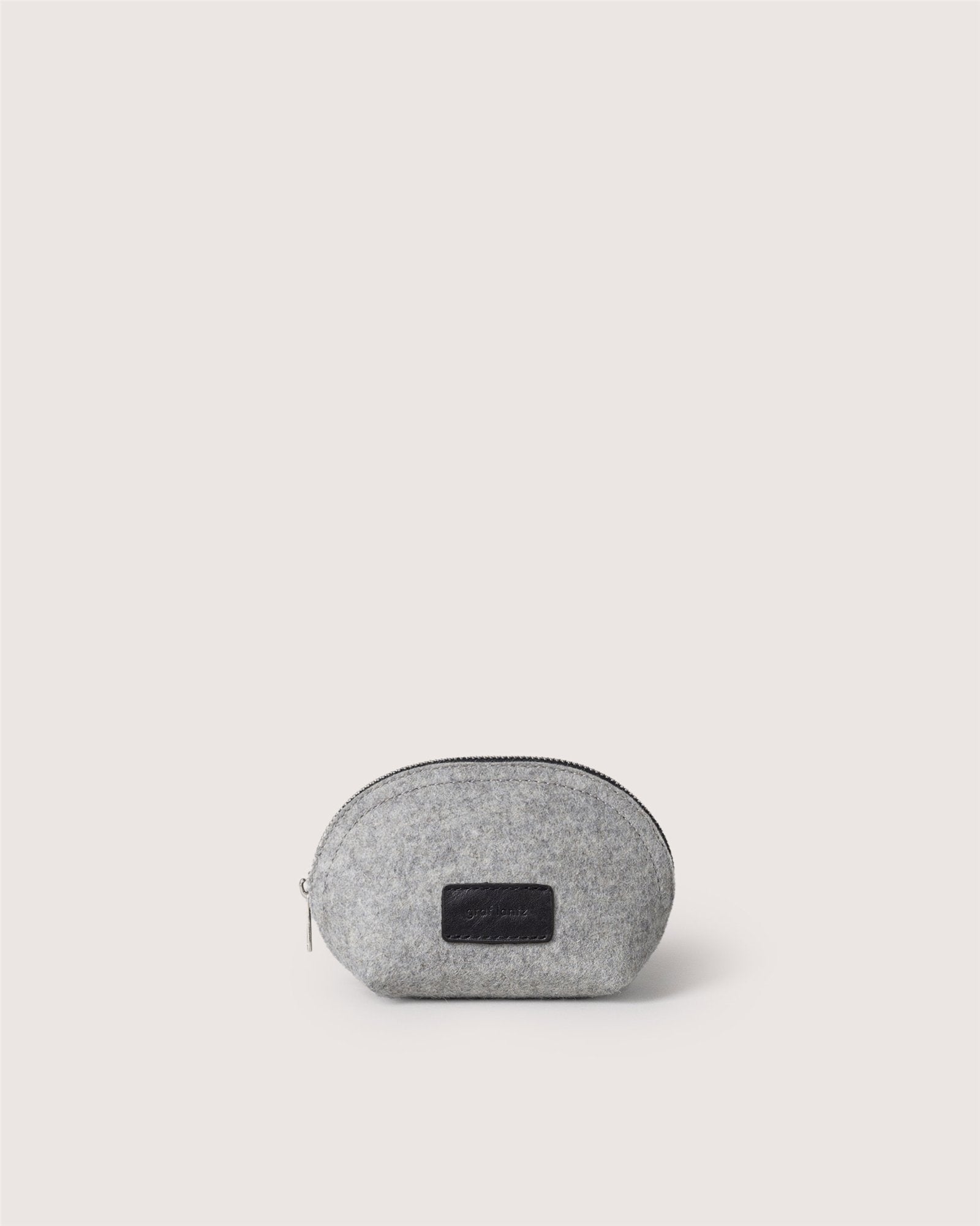 Pochi Merino Wool Small Pouch | Granite