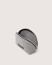 Pochi Merino Wool Small Pouch | Granite