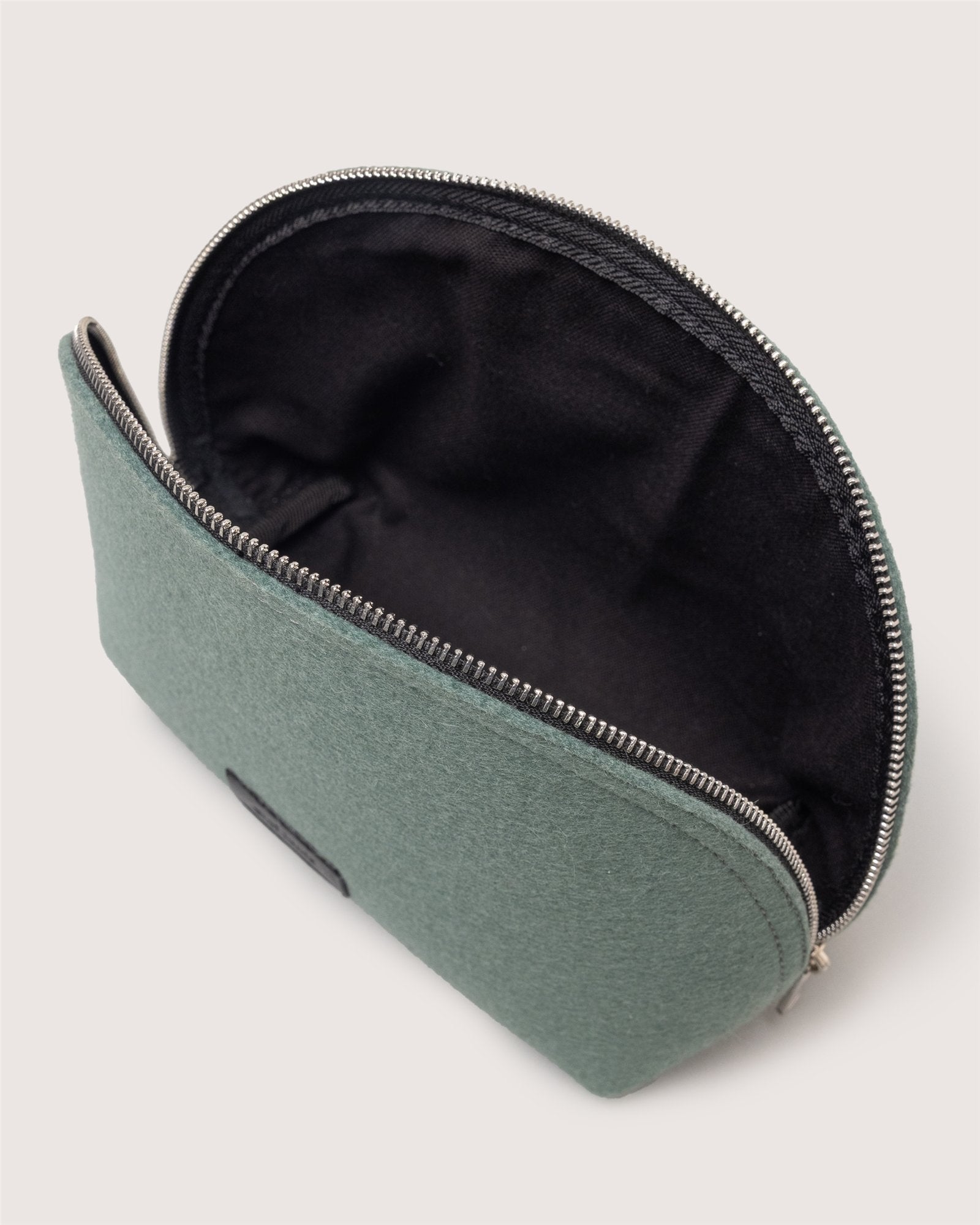 Pochi Merino Wool Large Pouch | Spruce