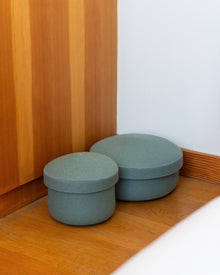 Merino Wool Small Bin w/ Lid | Spruce