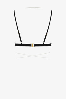 Triangle Bikini Top - Glow | Black