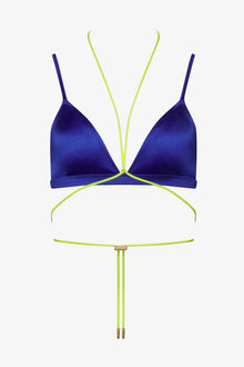 Triangle Bikini Top - Glow | Blue