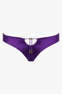 High-Cut Tanga Bikini Bottom - Glow | Purple