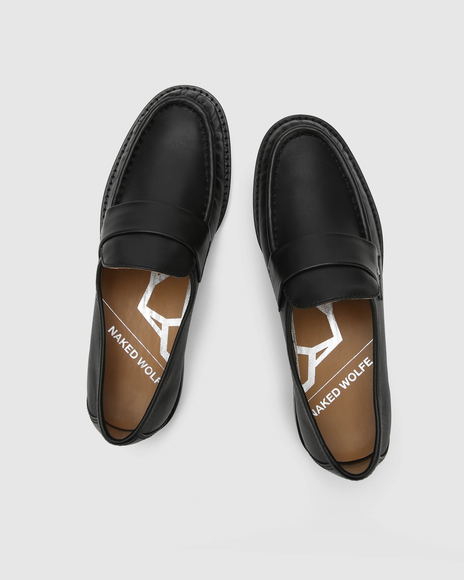 Womens | Goldie Leather Loafer | Black