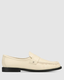 Womens | Goldie Leather Loafer | Ivory