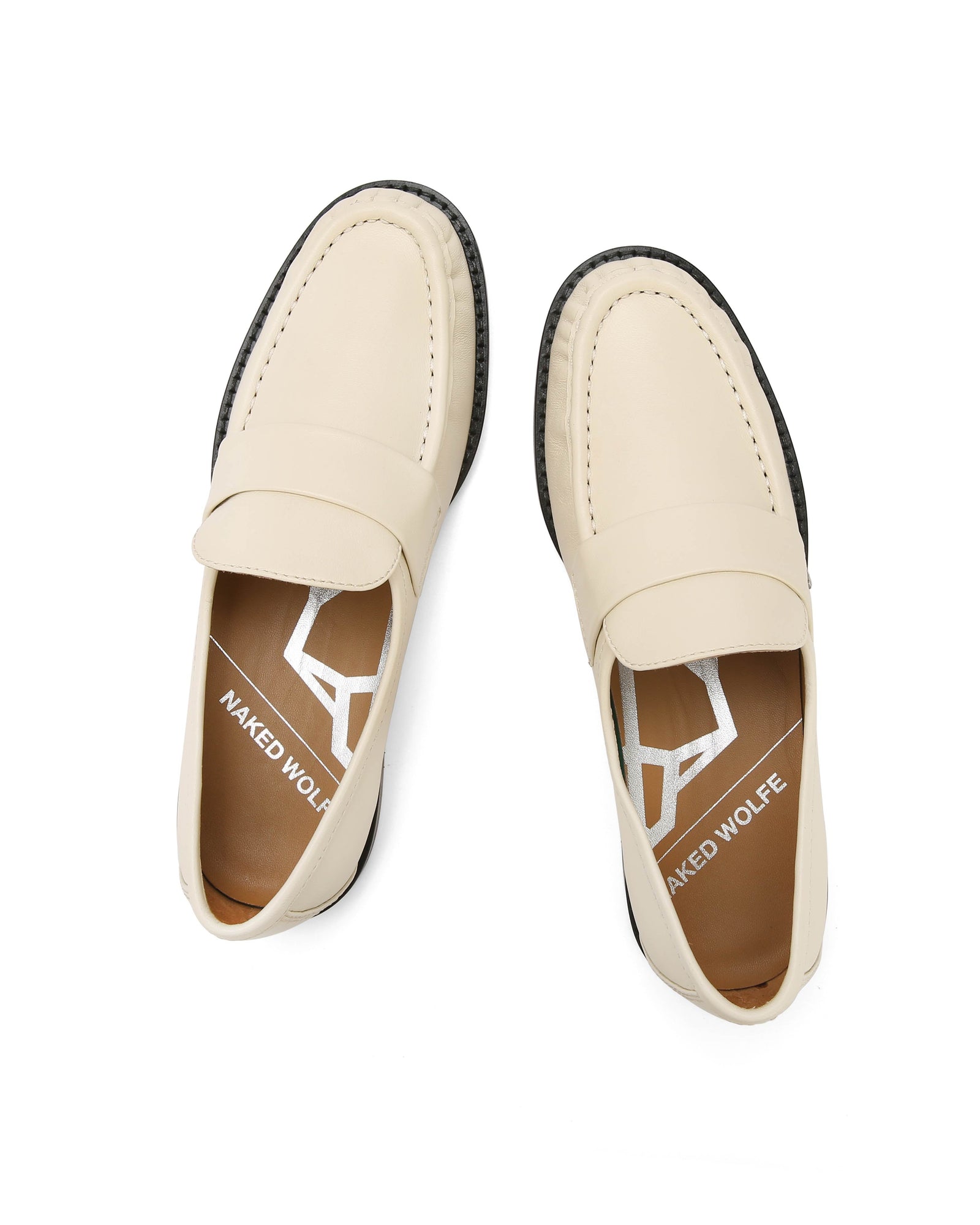 Womens | Goldie Leather Loafer | Ivory