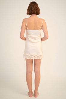 Silk Lace Chemise | Petal Pink