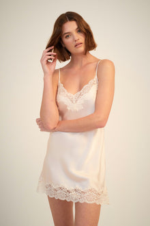 Silk Lace Chemise | Petal Pink