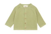 Organic Knit Cardigan | Greenstone - Mineral Dye