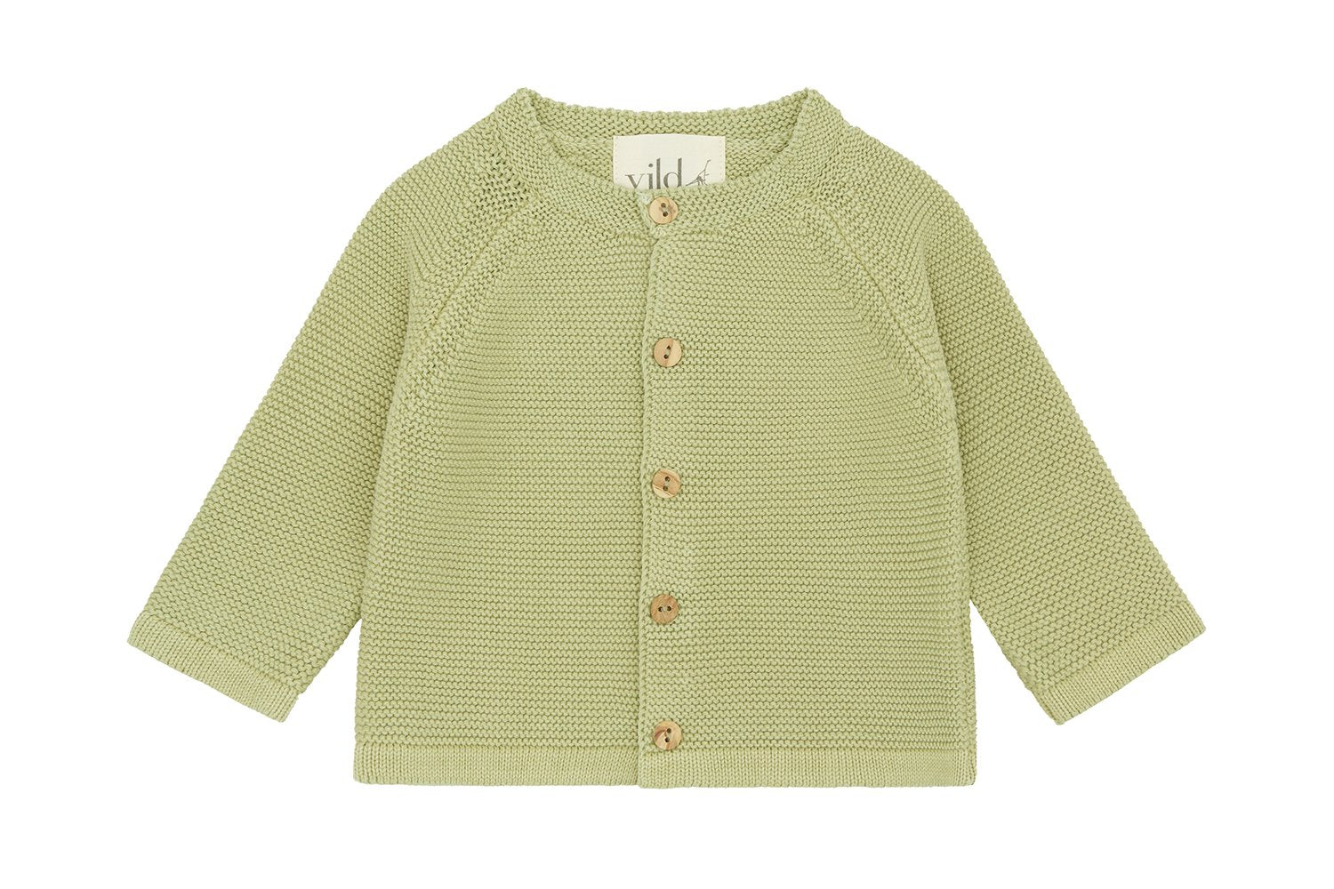 Organic Knit Cardigan | Greenstone - Mineral Dye