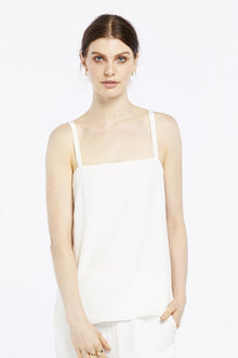 Chloe Square Neck Cami - Thick Strap | Black