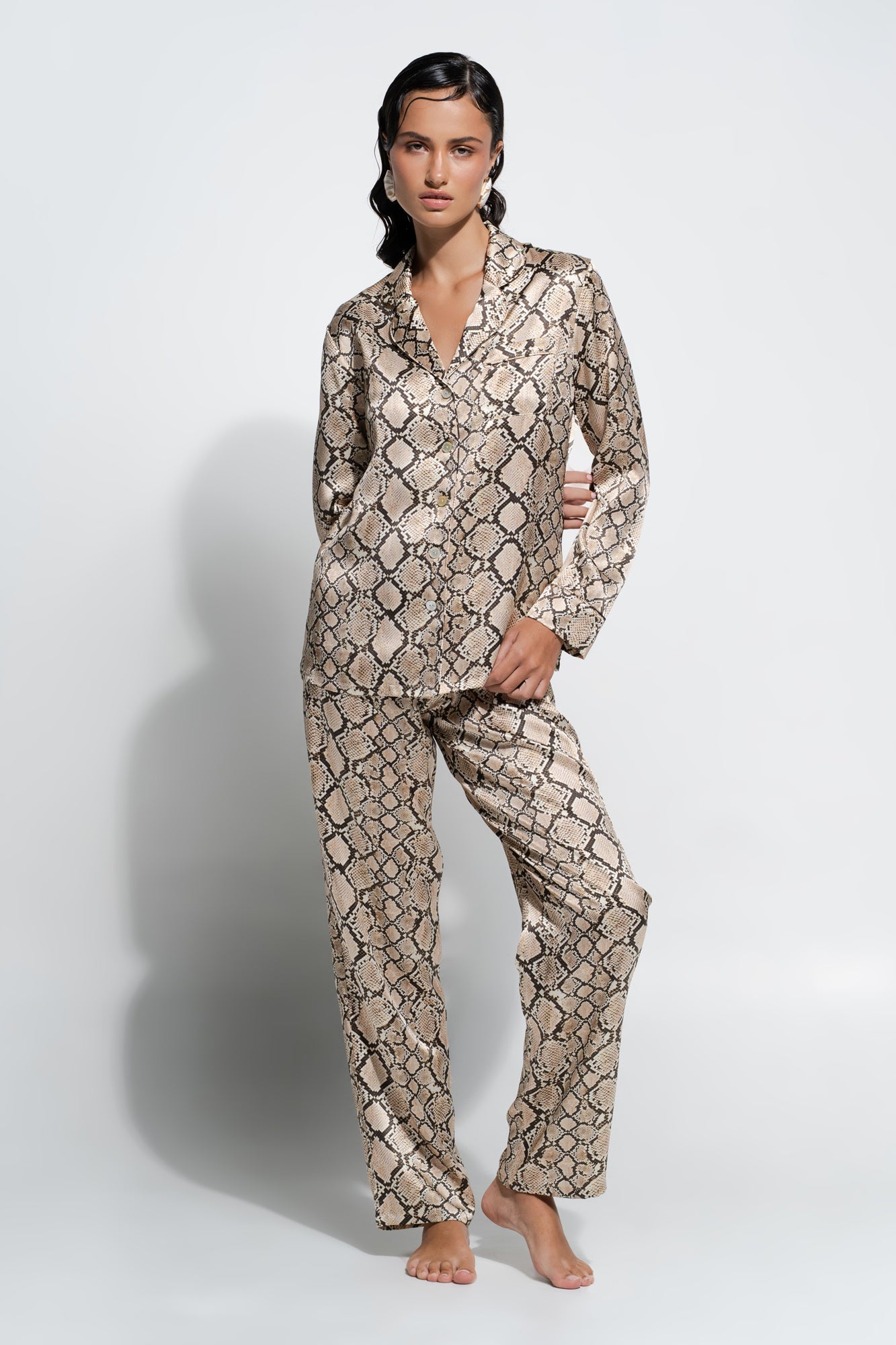 Fine Finishes Pajama | Python Print