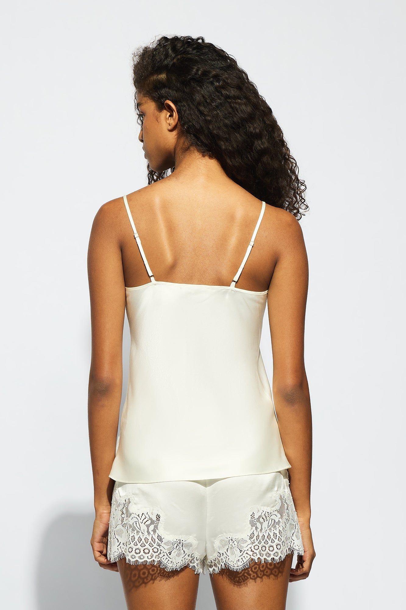 The Freya Cami By GINIA in Cream