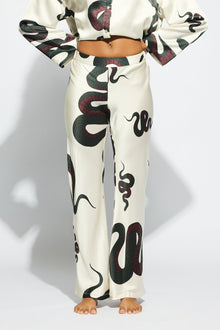 The Valentina Pant By GINIA In Snake Print