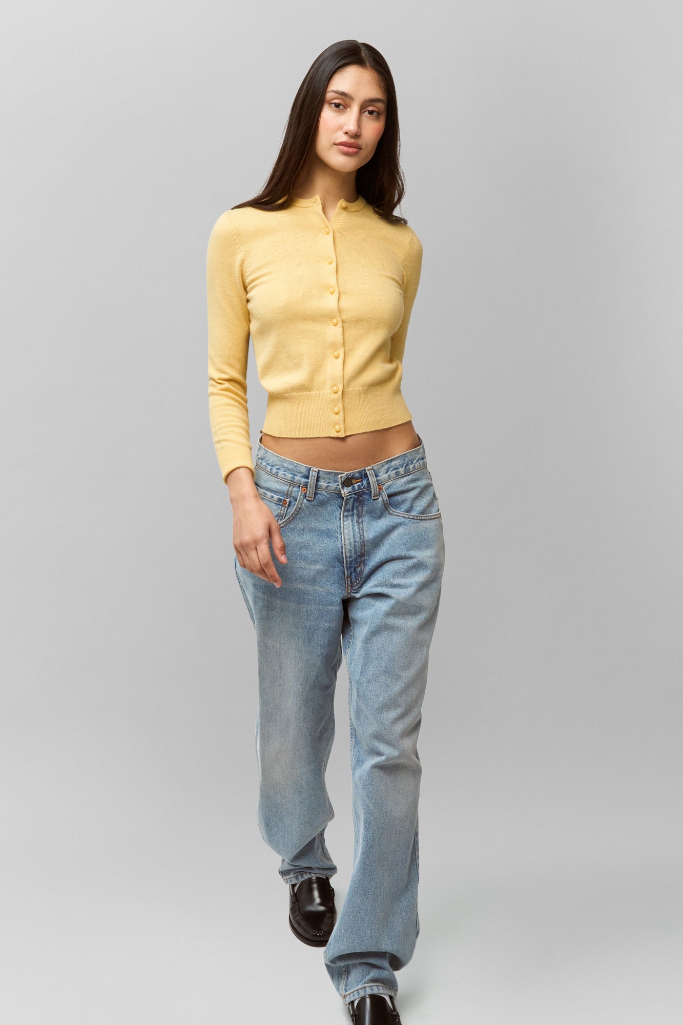 Womens | Emelie Wool Cardigan | Honey Butter