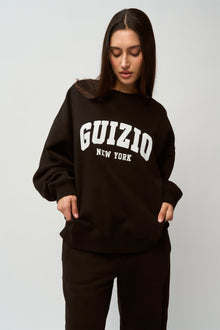 Womens | Guizio Fleece Crewneck | Black
