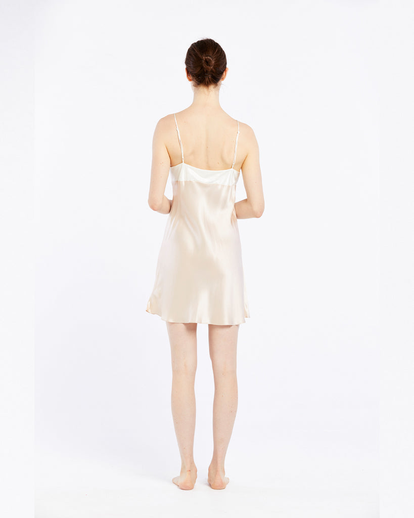 Silk Chemise | Dawn/Creme