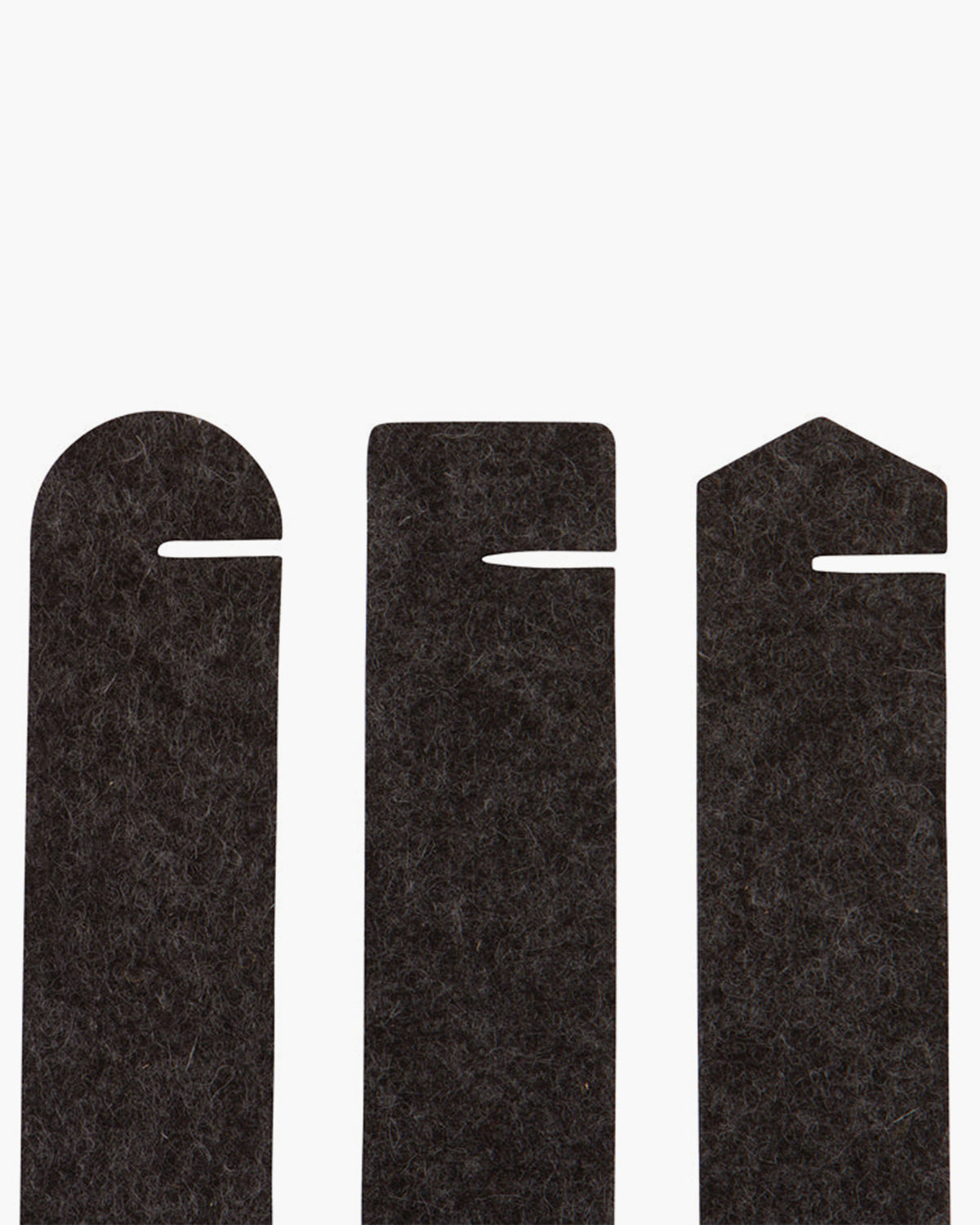 Maki Merino Wool Napkin Rings - 6 Pack | Charcoal