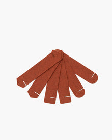 Maki Merino Wool Napkin Rings - 6 Pack | Mahogany