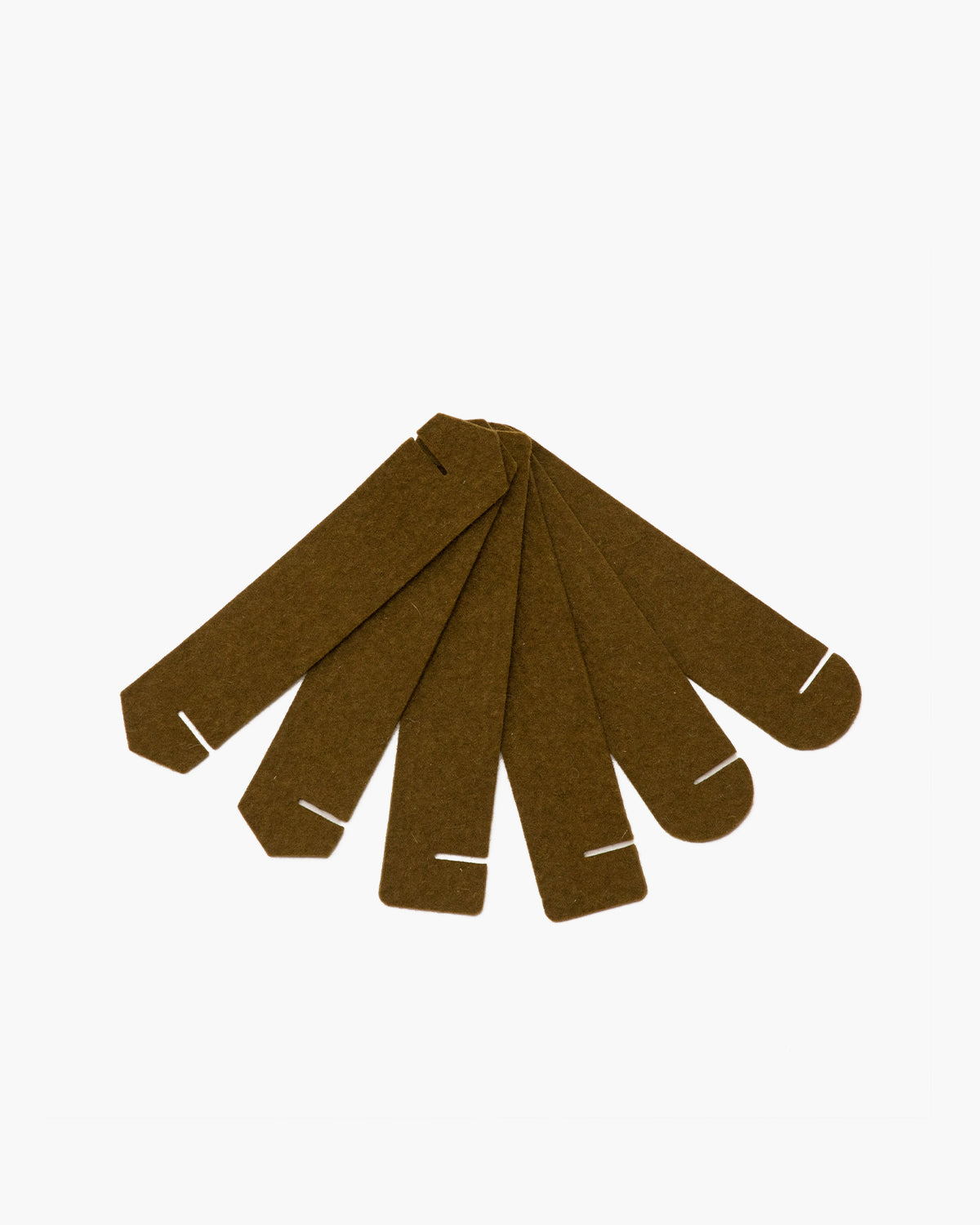 Maki Merino Wool Napkin Rings - 6 Pack | Moss