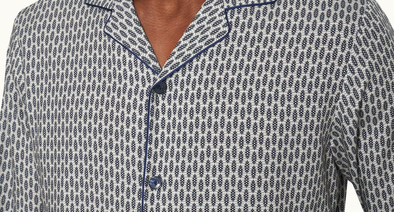 Gabel Perez Print Capri Collar Resort-Style Shirt Woven | Chai