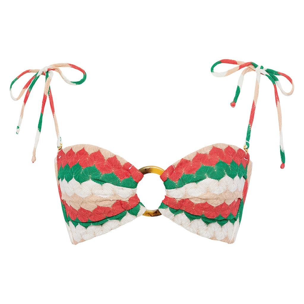 Tori Ties Bandeau Bikini Top | Gelato