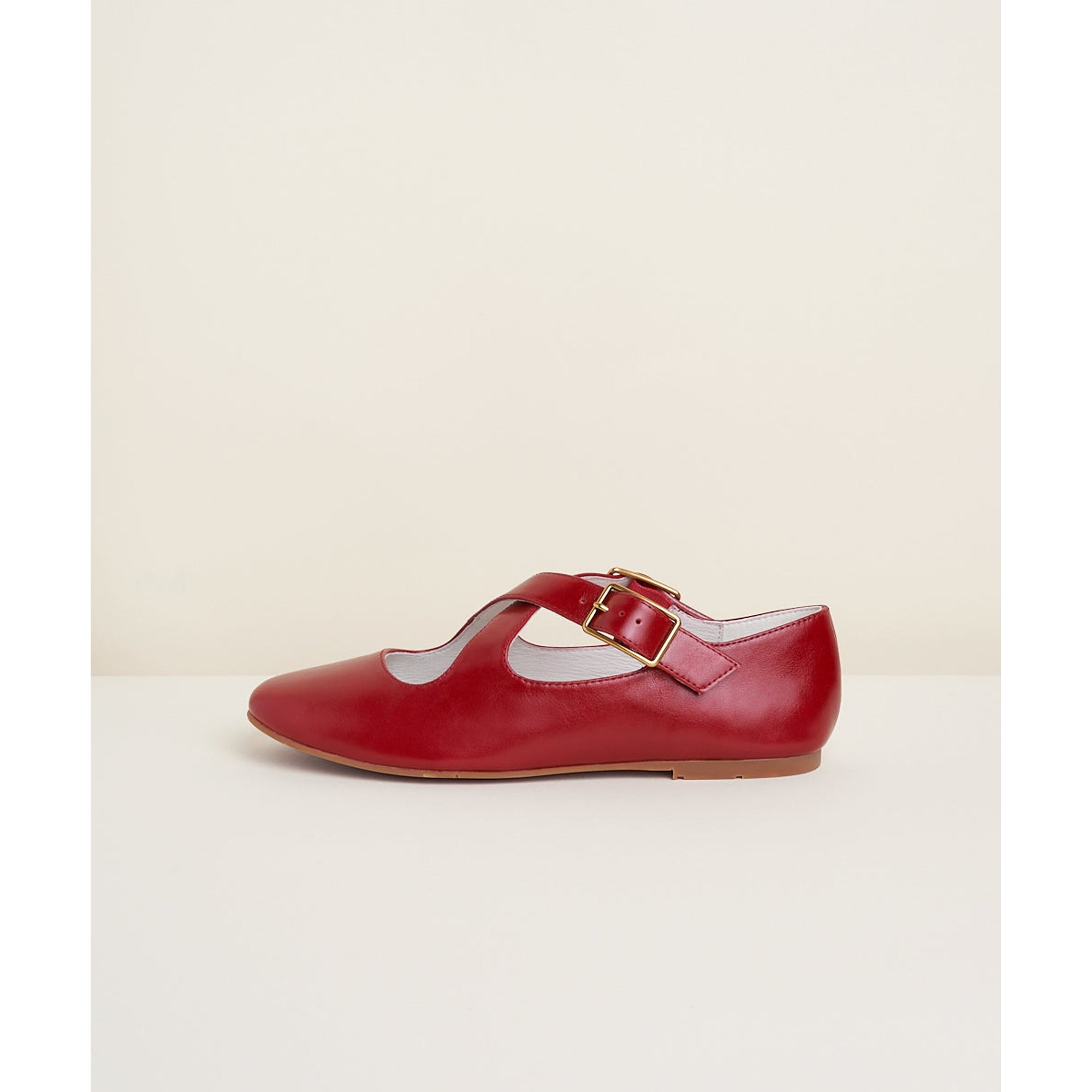 Georgie Leather Ballet Flat | Kiss