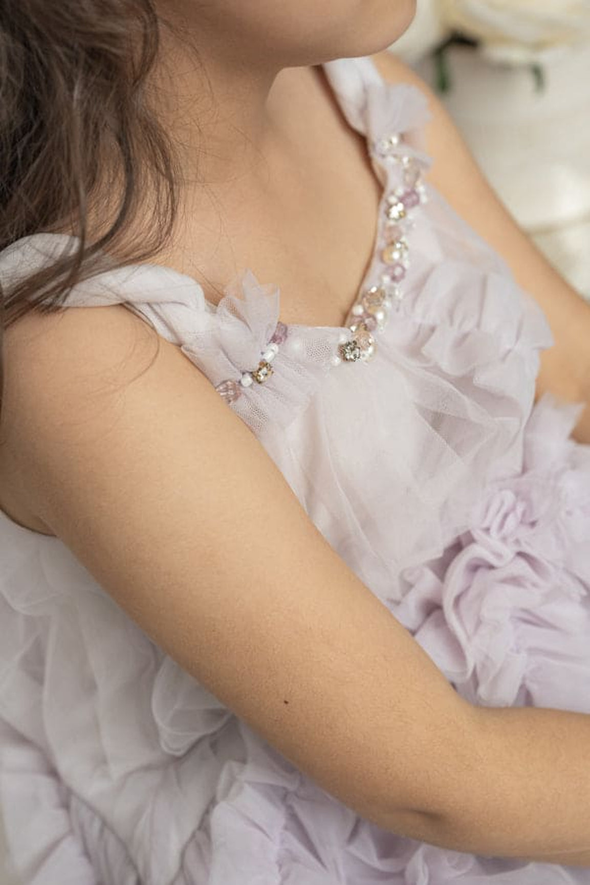 Girl | Ariel Tulle Dress | Lavender