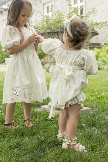 Girl | Blanca White Cotton Romper