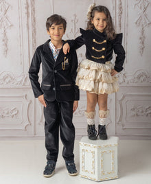 Girl | Charlie Velour Jacket | Black