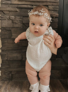 Girl | Flower Hair Garland | Silver