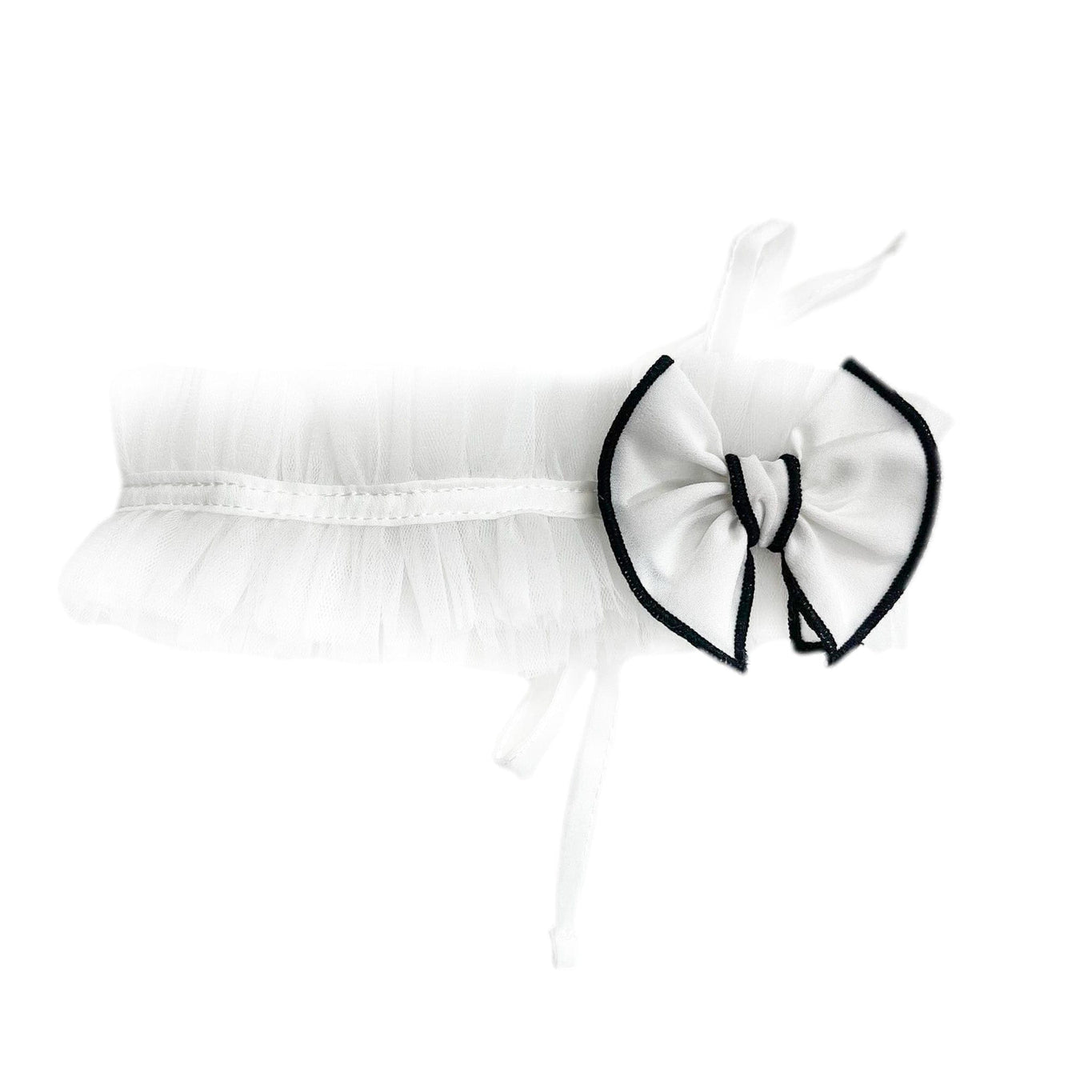 Girl | Gwen Tulle Hair Sash | White